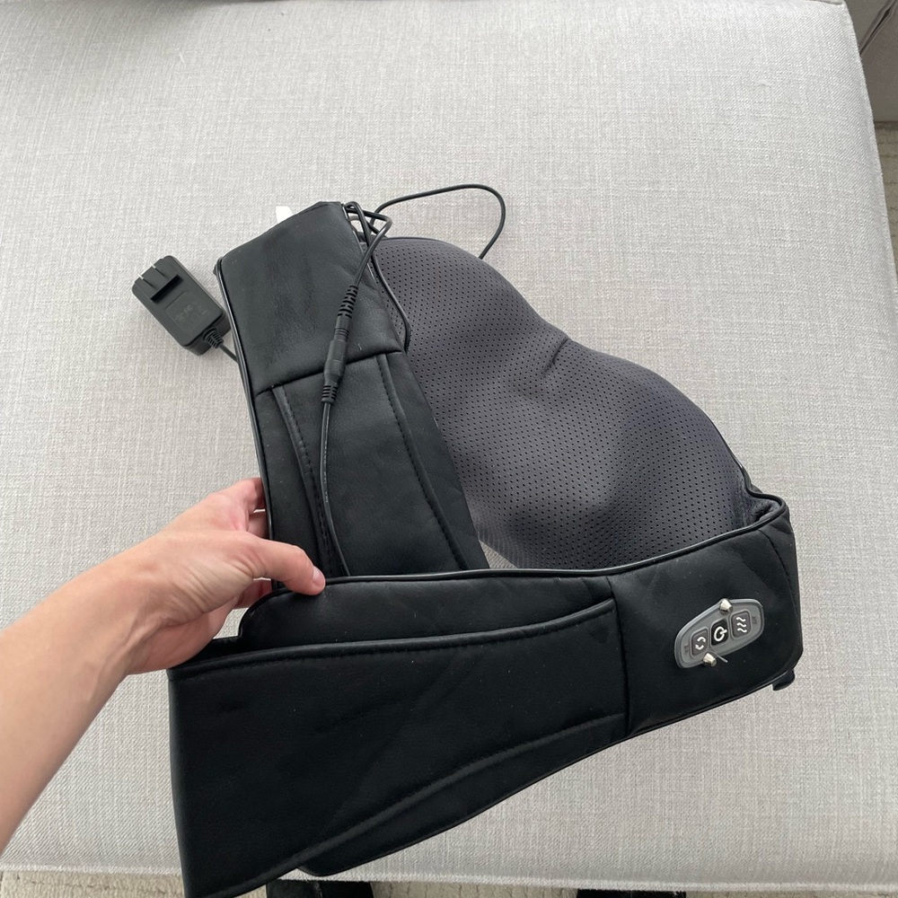 Sharper image back massager